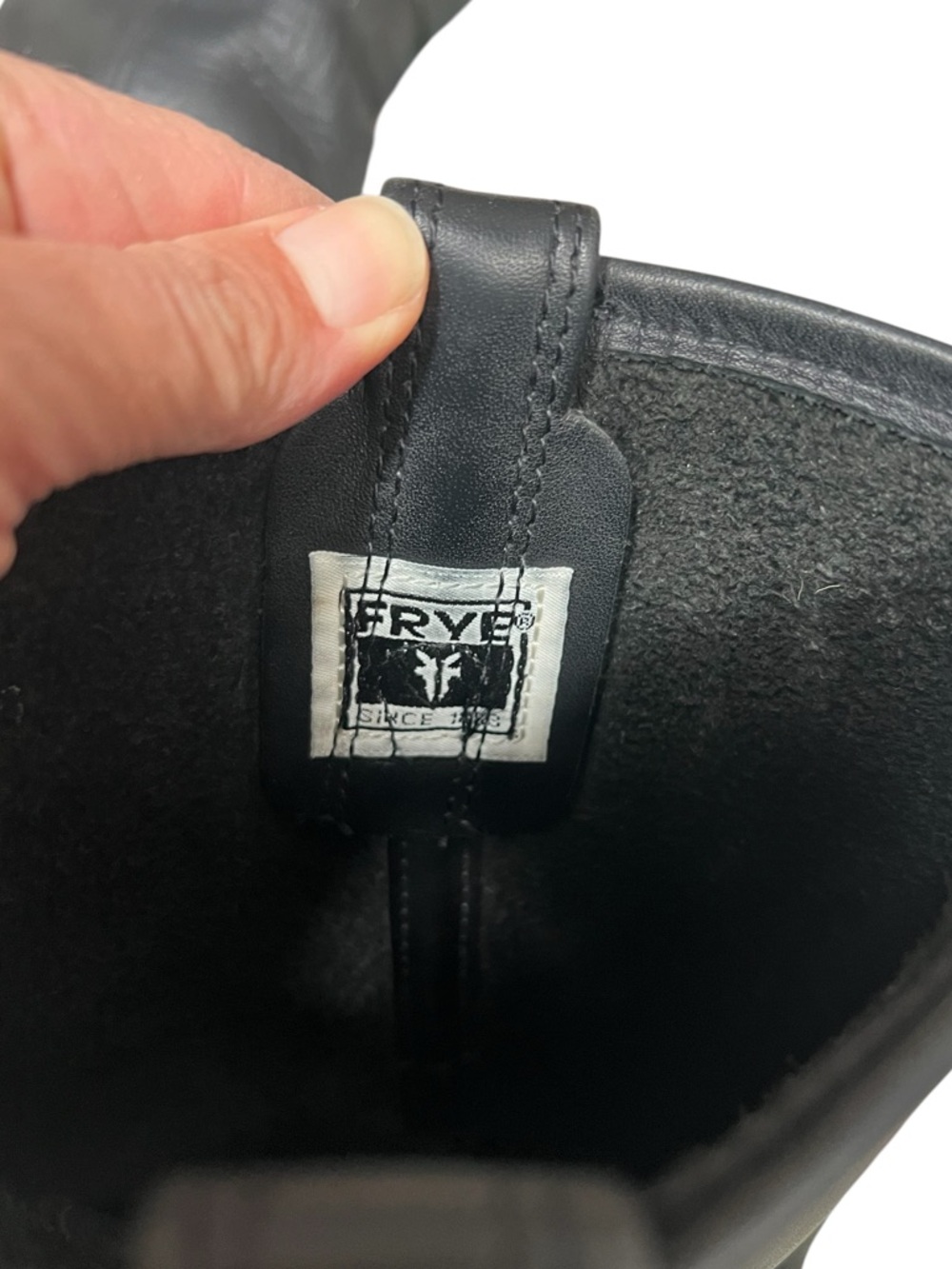 Frye Black Leather Harness 12R Boots - Picture 9 of 10